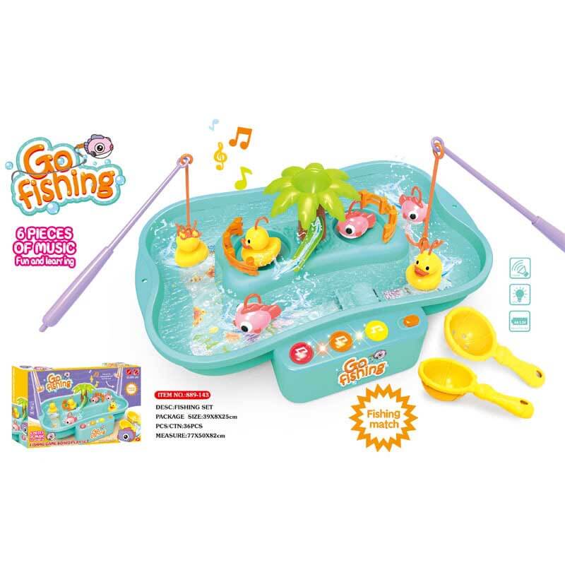 Fishing Game Toys with Slideway